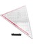 30CM Çizim Üçgen Cetvel Çok Işlevli Çizim Tasarım Cetveli (Yurt Dışından) 2