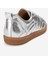 Kadın Düz Taban Bağcıklı Spor Ayakkabı Gerçek Deri Rc Zenit Gümüş 2