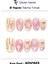 10'lu Pembe Kısa Oval KOV1523 Tekrar Kullanılabilir El Yapımı Protez Takma Tırnak - Pembe-L 1