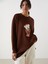 Yeni Sezon Ayı Teddy Nakışlı Oversize Kadın Triko Tunik 1