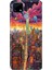Realme C25 Kılıf Desenli Silikon Renkli Phone Case Retro Newyork 1