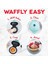 Waffle Kase Makinesi Ev Kahvaltı Makinesi Yumurta Tart Makinesi Dondurma Makinesi Koni Makinesi (Yurt Dışından) 3
