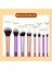 Yeni 8 Uzun Tüp Makyaj Fırçası Seti Çok Renkli Süper Yumuşak Gevşek Puder Fırçası Allık Fırçası Göz Farı Fırçası Yeni Başlayanlar (Yurt Dışından) 2