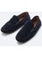 Erkek Lacivert %100 Süet Hafif Loafer Ayakkabı B008001 2