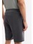 Erkek Antrasit Beli Lastikli Bağcıklı Soft Touch Örme Regular Fit Şort A51Y3602 4