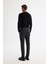 Erkek Antrasit Yanı Lastikli Örme Elastan Slim Fit Pantolon A42Y3053 3