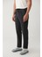 Erkek Antrasit Beli Lastikli Fermuar Cepli Su İtici Bi-Stretch Relaxed Fit Pantolon A41Y3235 3