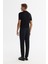 Erkek Siyah Yandan Cepli Bi-Stretch Slim Fit Pantolon A42Y3212 3