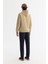 Erkek Bej Kapüşonlu Pamuklu Baskılı Elastan Regular Fit Sweatshirt A42Y1321 6