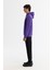 Erkek Mor Kapüşonlu Pamuklu Baskılı Elastan Regular Fit Sweatshirt A42Y1324 3