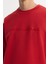 Erkek Kırmızı Bisiklet Yaka Pamuklu Baskılı Elastan Regular Fit Sweatshirt A42Y1221 3