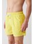 Erkek Sarı Çiçek Baskılı Deniz Şortu A31Y3809 5