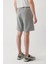 Erkek Gri Soft Touch Yandan Cepli Parçalı Regular Fit Şort A41Y3600 5