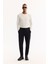 Erkek Siyah Beli Lastikli Bağcıklı Pamuklu Bi-Stretch Regular Fit Eşofman Altı A52Y3403 1