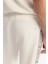 Erkek Ekru Beli Lastikli Bağcıklı Elastan Regular Fit Eşofman Altı A42Y3418 5