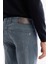 Erkek Mavi Eskitme Yıkamalı Esnek Berlin Slim Fit Jean Pantolon A42Y3505 6