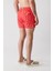 Erkek Kırmızı Geometrik Baskılı Deniz Şortu A31Y3817 7