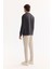 Erkek Antrasit Bisiklet Yaka Pamuklu Bi-Stretch Basic Regular Fit Sweatshirt A52Y1328 4