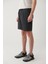 Erkek Antrasit Beli Lastikli Bağcıklı Su İtici Bi-Stretch Relaxed Fit Şort A41Y3635 3
