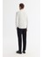 Erkek Beyaz Klasik Yaka Esnek Teknik Kumaş Slim Fit Gömlek A42Y2122 5