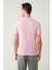 Erkek Pembe 3 Düğmeli Polo Yaka Triko Regular Fit T-Shirt A41Y5067 4