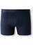 Erkek Lacivert Basic Pamuklu Tekli Regular Fit Boxer B009510 1