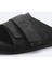 Erkek Siyah Tek Bantlı Hafif Rahat Taban Sandalet Terlik A51Y8302 2