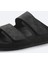 Erkek Siyah Çift Bantlı Hafif Rahat Taban Sandalet Terlik A51Y8301 2