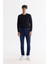 Erkek İndigo Eskitme Yıkama Esnek Berlin Slim Fit Jean Pantolon B003521 1