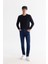 Erkek İndigo Eskitme Yıkama Esnek Berlin Slim Fit Jean Pantolon B003521 3