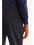 Erkek Lacivert Klasik Bel Bi-Stretch Kırışmayan Slim Fit Pantolon A52Y3209 4