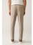 Erkek Vizon Yandan CepliKeten Karışımlı Relaxed Fit Pantolon A41Y3260 4