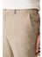 Erkek Vizon Yandan CepliKeten Karışımlı Relaxed Fit Pantolon A41Y3260 6