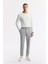 Erkek Gri Yan Cepli Beli Lastikli Bi-Stretch Comfort Slim Fit Teknik Kumaş Pantolon A51Y3201 1