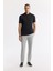 Erkek Siyah Polo Yaka Jakarlı Regular Fit T-Shirt A51Y1090 5
