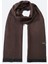 Erkek Kahverengi Viskon Karışımlı Püsküllü Şal B009401 1