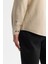 Erkek Bej Düğmeli Yaka Pamuklu Soft Touch Regular Fit Gömlek B002036 3