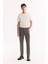 Erkek Gri Haki Klasik Bel Soft Touch Pamuklu Slim Fit Pantolon B003038 1