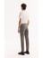 Erkek Gri Haki Klasik Bel Soft Touch Pamuklu Slim Fit Pantolon B003038 4