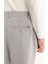 Erkek Gri Yanı Lastikli Bi-Stretch Hafif Çizgili Slim Fit Pantolon A52Y3203 6