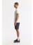Erkek Beyaz Bisiklet Yaka Baskılı Bi-Stretch İnterlok Regular Fit T-Shirt A51Y1136 3