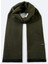 Erkek Yeşil Viskon Karışımlı Püsküllü Şal B009401 1