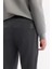Erkek Antrasit Beli Bağcıklı Soft Touch Regular Fit Eşofman Altı A51Y3422 5