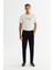 Erkek Siyah Beli Lastikli Baskılı Elastan Regular Fit Eşofman Altı A42Y3409 1