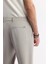 Erkek Gri Yan Cepli Beli Lastikli Bi-Stretch Comfort Slim Fit Pantolon A51Y3204 5