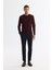 Erkek Bordo Dokulu Basic Kazak E005109 6
