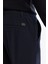 Erkek Lacivert Yanı Lastikli Bi-Stretch Kolay Ütülenen Chino Slim Fit Pantolon B003037 5