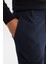 Erkek Lacivert Yanı Lastikli Bi-Stretch Kolay Ütülenen Chino Slim Fit Pantolon B003037 6
