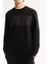 Erkek Siyah Bisiklet Yaka Pamuklu Bi-Stretch Baskılı Regular Fit Sweatshirt A52Y1215 2