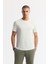 Erkek Beyaz Bisiklet Yaka Soft Touch Basic Regular Fit T-Shirt B001171 1